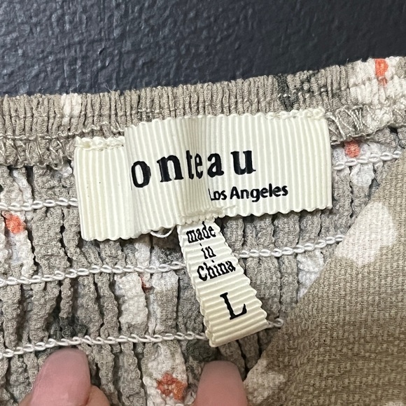 Monteau crop floral tank - Picture 3 of 3